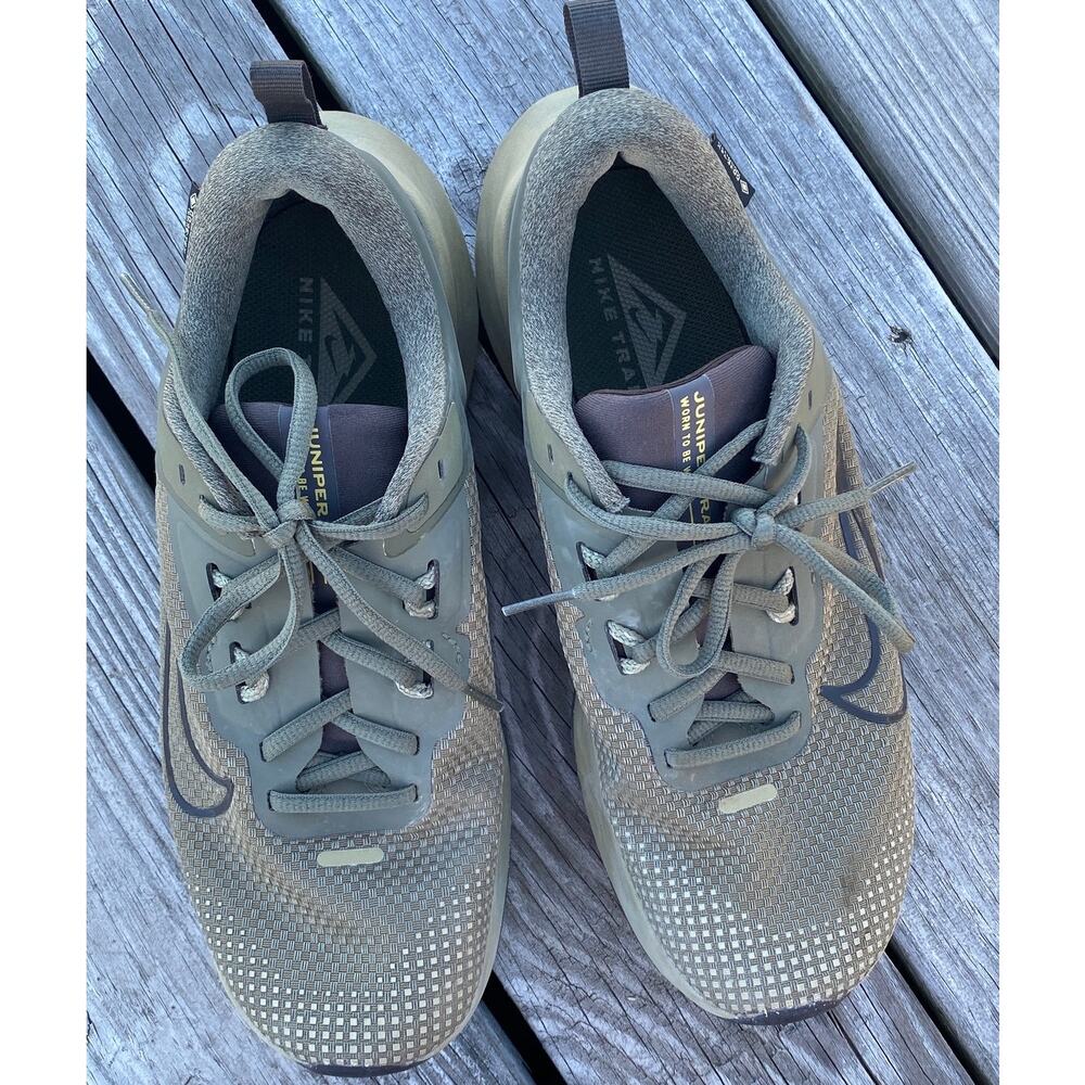 Women's Nike Juniper Trail Shoes with Gore-Tex - Green - Size 7.5 - Picture 7 of 9